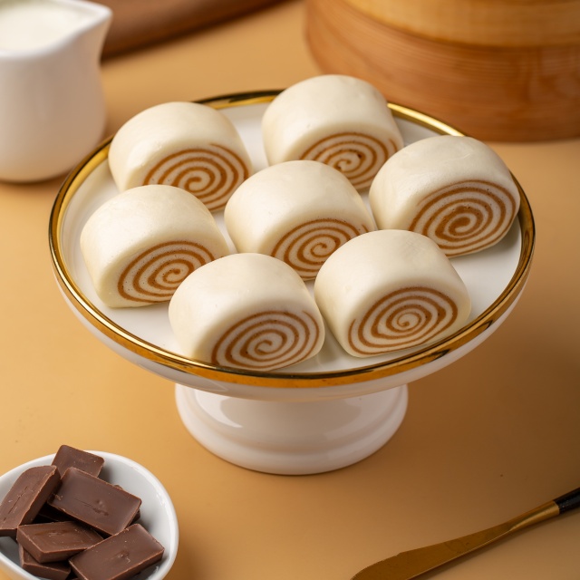 Fancy steamed Bun